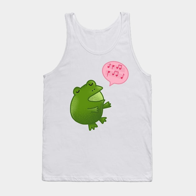 Serenading frog Tank Top by Chigurena